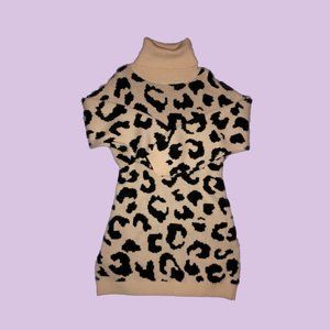 Blue B Cheetah Knitted Dress